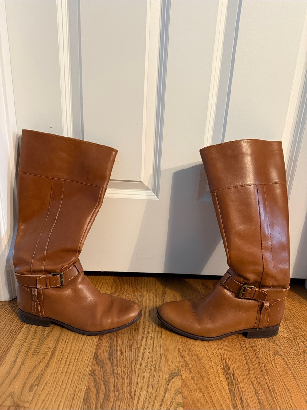 Anne Klein tan riding boots